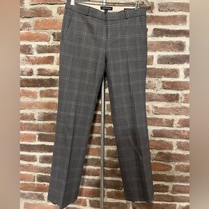 Banana Republic Logan women’s plaid wool blend lined trousers size 2 short